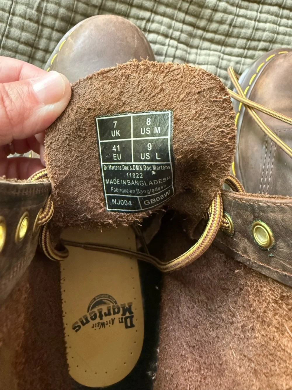 Doc Marten lace up boot 1460 (crazy horse) - Picture 7 of 10